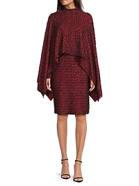 Knit Sheath Midi-Dress