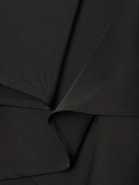 Asymmetric Charmeuse Maxi Skirt