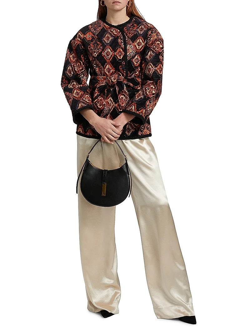 Alyssa Velvet Quilted Jacket