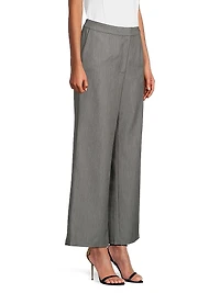 Stretch Wide-Leg Pants