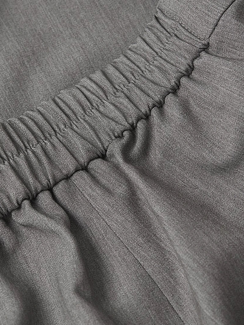 Stretch Wide-Leg Pants