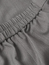 Stretch Wide-Leg Pants