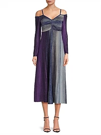 Lurex Knit Maxi Dress