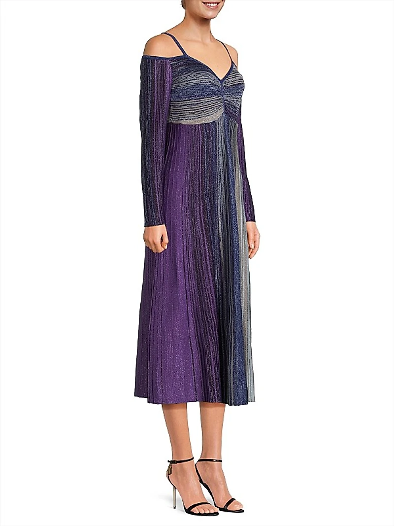 Lurex Knit Maxi Dress