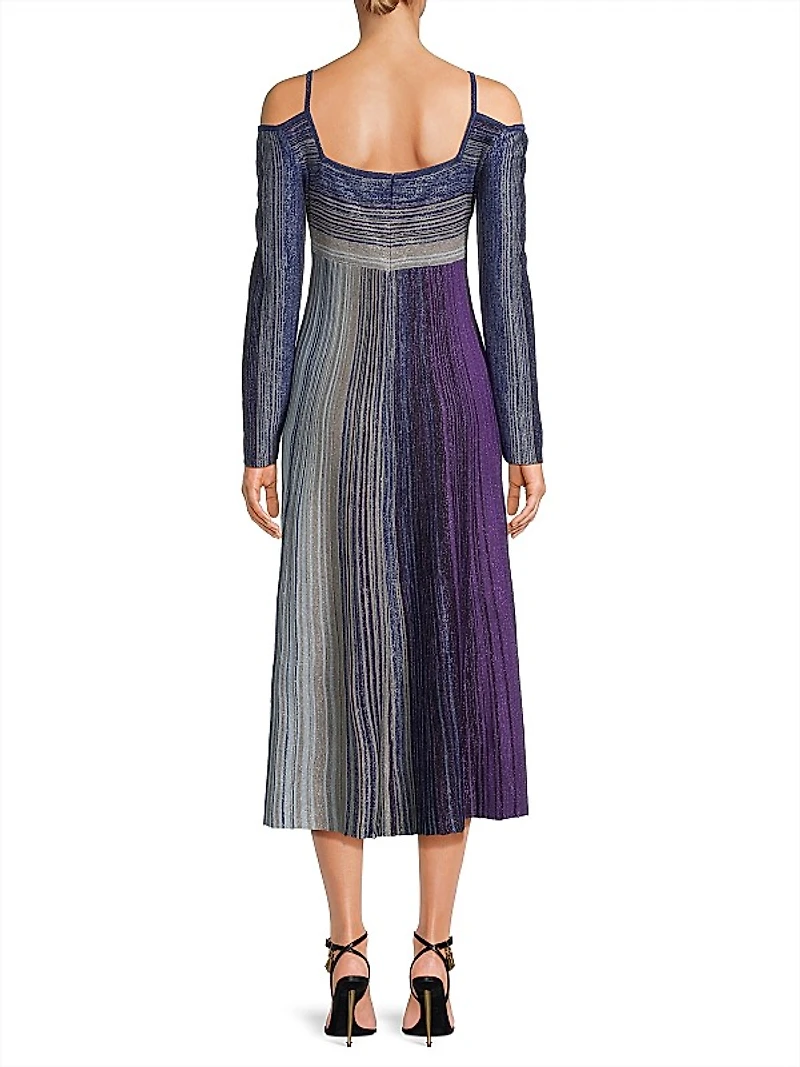 Lurex Knit Maxi Dress