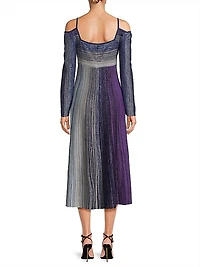 Lurex Knit Maxi Dress