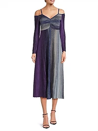 Lurex Knit Maxi Dress