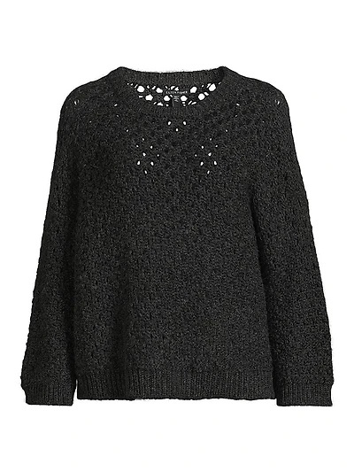 Alpaca Knit Crewneck Sweater