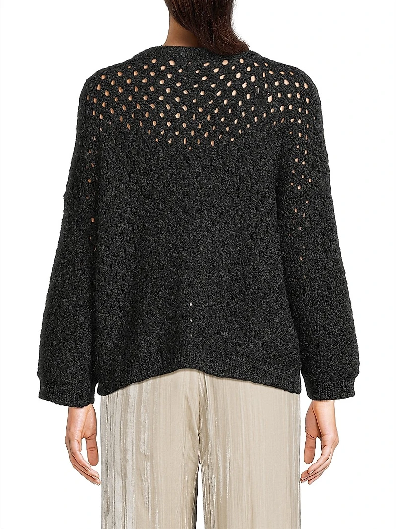 Alpaca Knit Crewneck Sweater