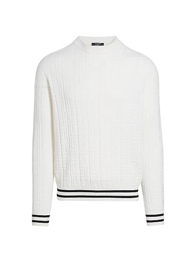 Monogram Wool Crewneck Sweater