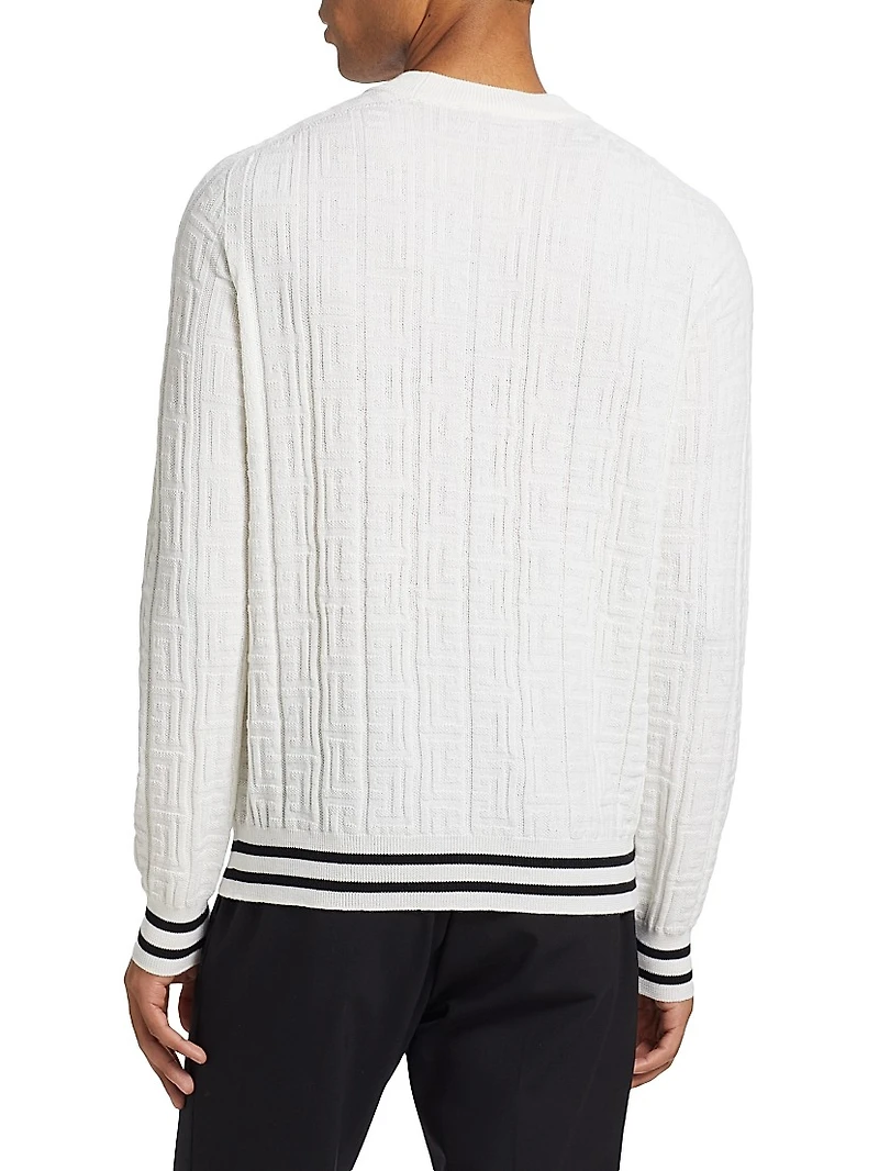 Monogram Wool Crewneck Sweater