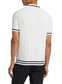 Monogram Wool Polo Shirt