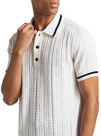 Monogram Wool Polo Shirt