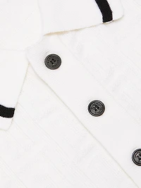 Monogram Wool Polo Shirt