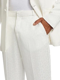 Monogram Jacquard Trousers