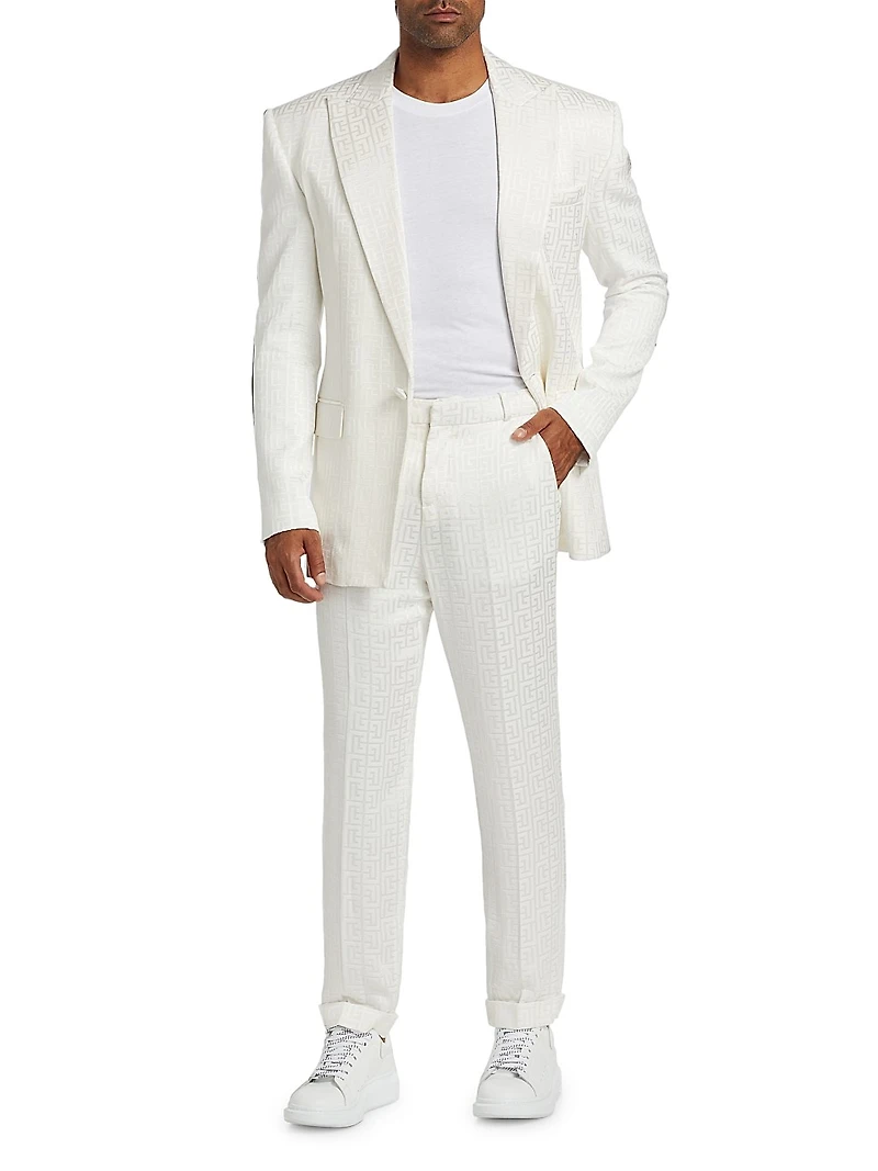 Monogram Jacquard Trousers