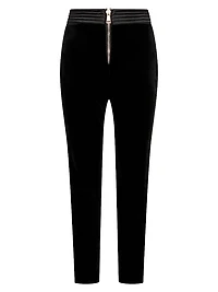 More Human Than Human Velvet Straight-Leg Pants