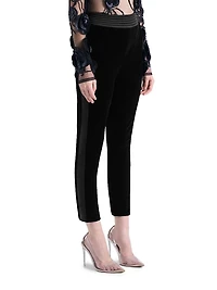 More Human Than Human Velvet Straight-Leg Pants