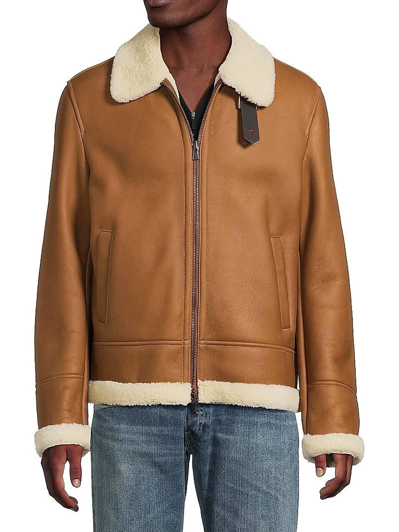 Shearling Bomber Jacket