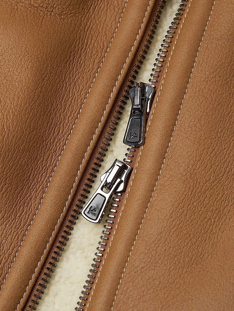 Shearling Bomber Jacket