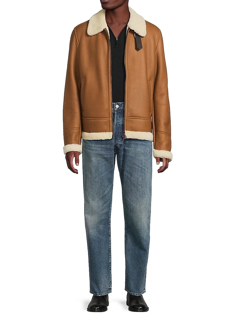 Shearling Bomber Jacket