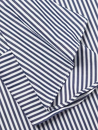 Plus Malena Striped Cotton Blouse