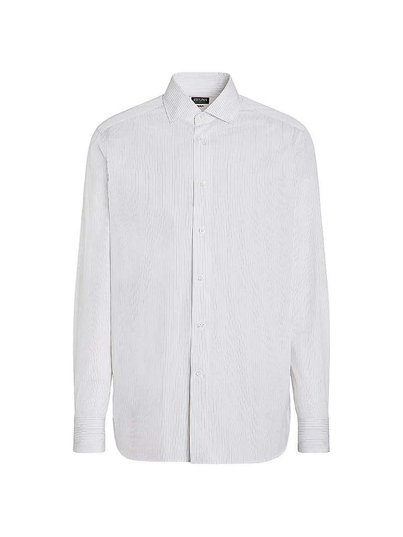 Striped Centoventimila Cotton Shirt