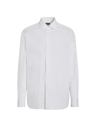 Striped Centoventimila Cotton Shirt