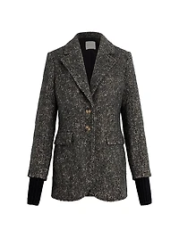 The City Wool-Blend Single-Breasted Blazer