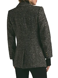 The City Wool-Blend Single-Breasted Blazer
