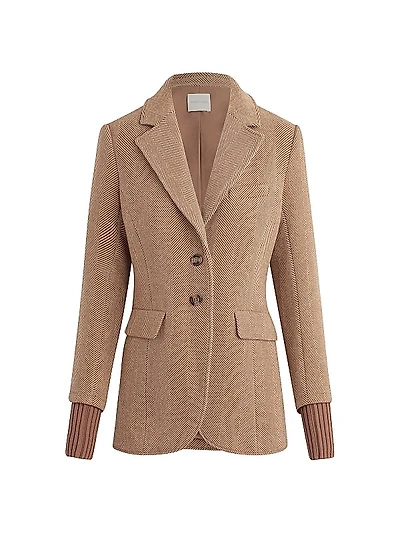 The City Wool-Blend Single-Breasted Blazer