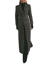 The City Wool-Blend Single-Breasted Coat