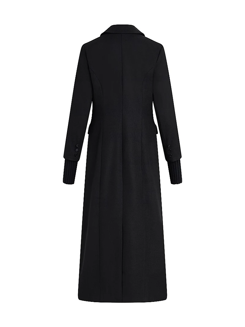 The City Wool-Blend Single-Breasted Coat