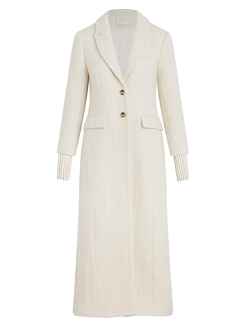 The City Wool-Blend Single-Breasted Coat