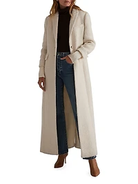 The City Wool-Blend Single-Breasted Coat