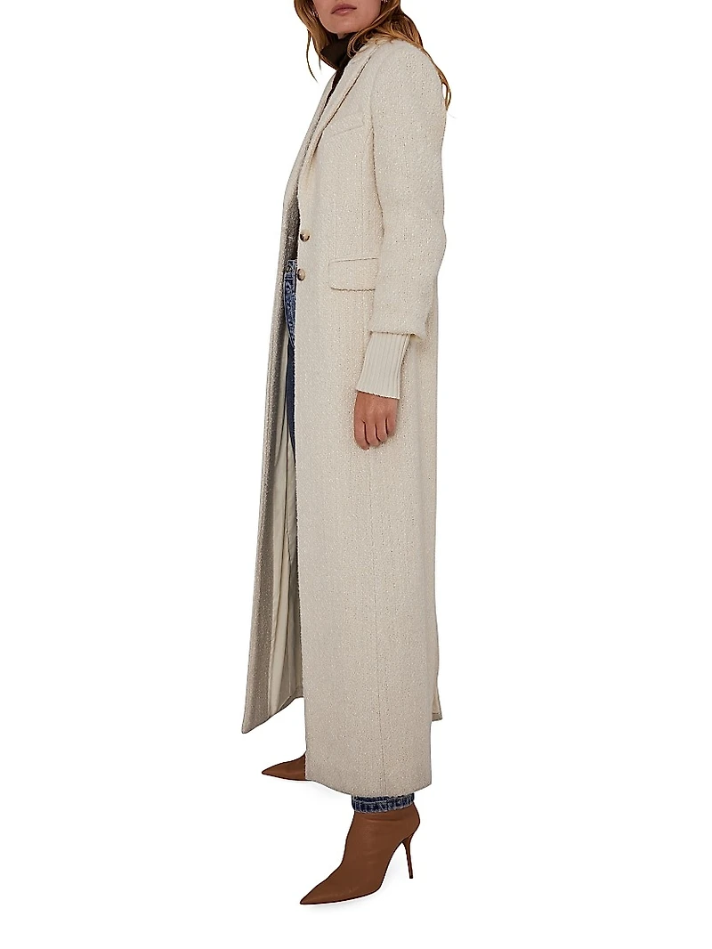 The City Wool-Blend Single-Breasted Coat
