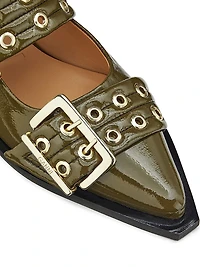 Buckle Ballerina Flats