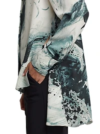 Brushstroke Georgette Shirt