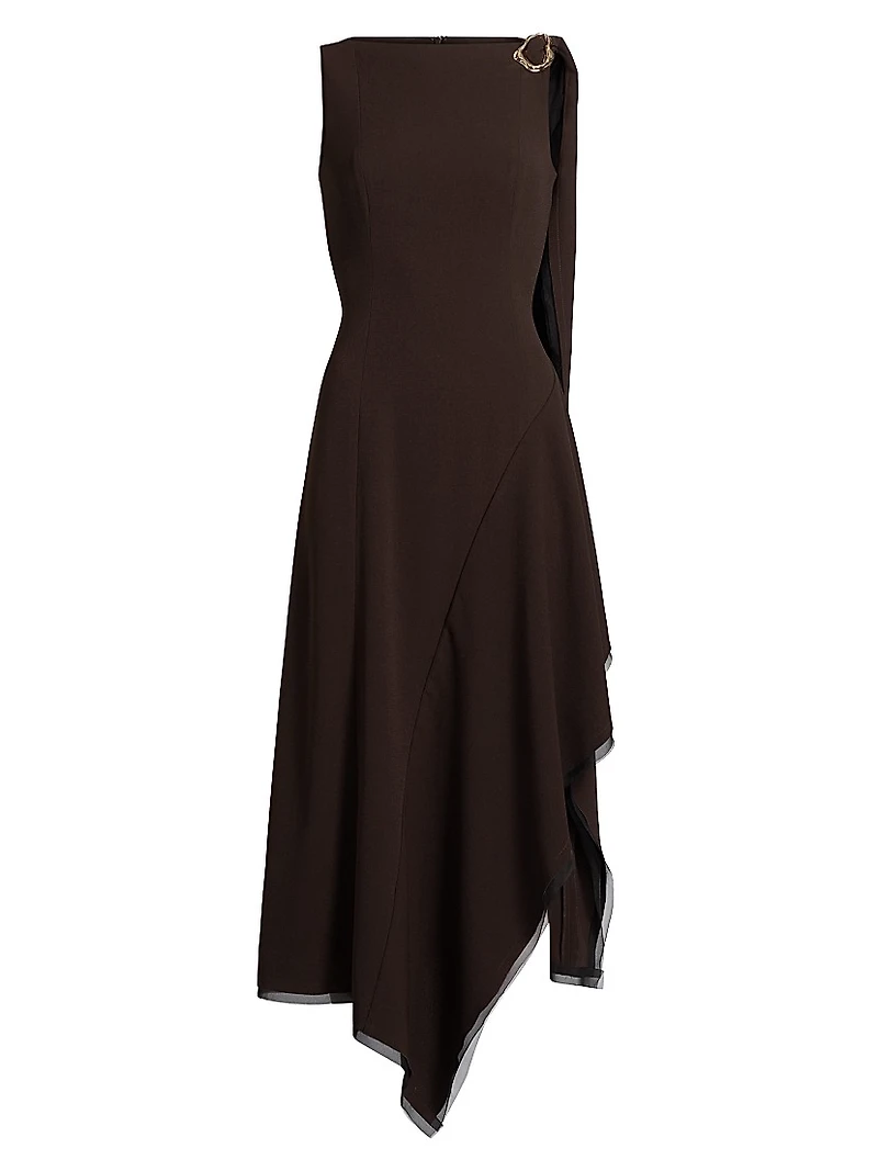 Crepe Maxi Dress