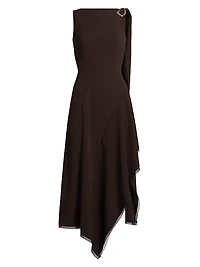 Crepe Maxi Dress