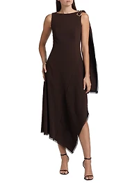 Crepe Maxi Dress