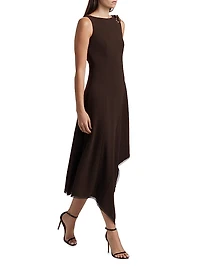 Crepe Maxi Dress