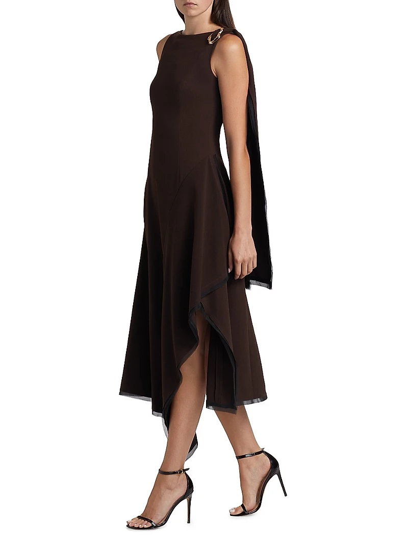 Crepe Maxi Dress