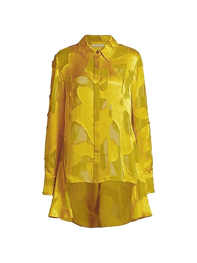 Fil Coupé Button-Front Shirt