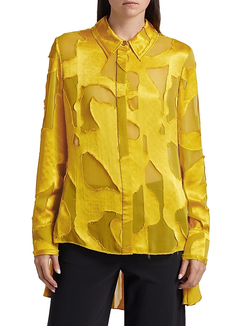 Fil Coupé Button-Front Shirt