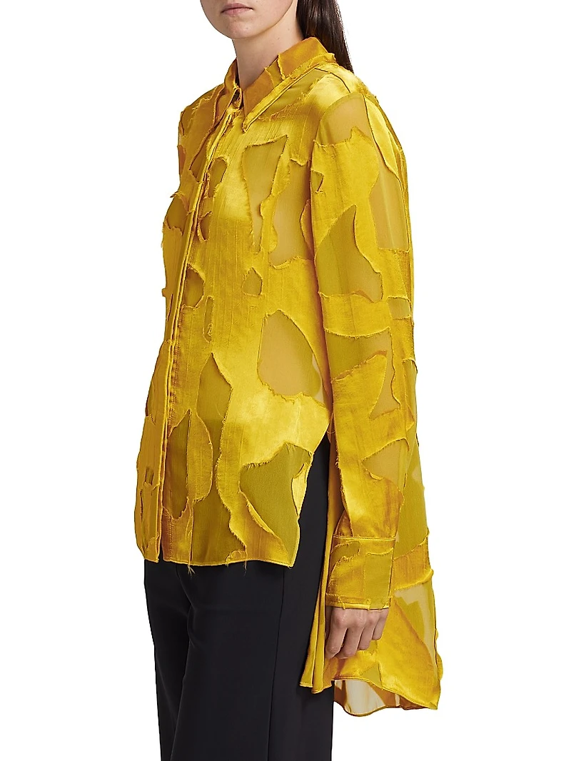 Fil Coupé Button-Front Shirt