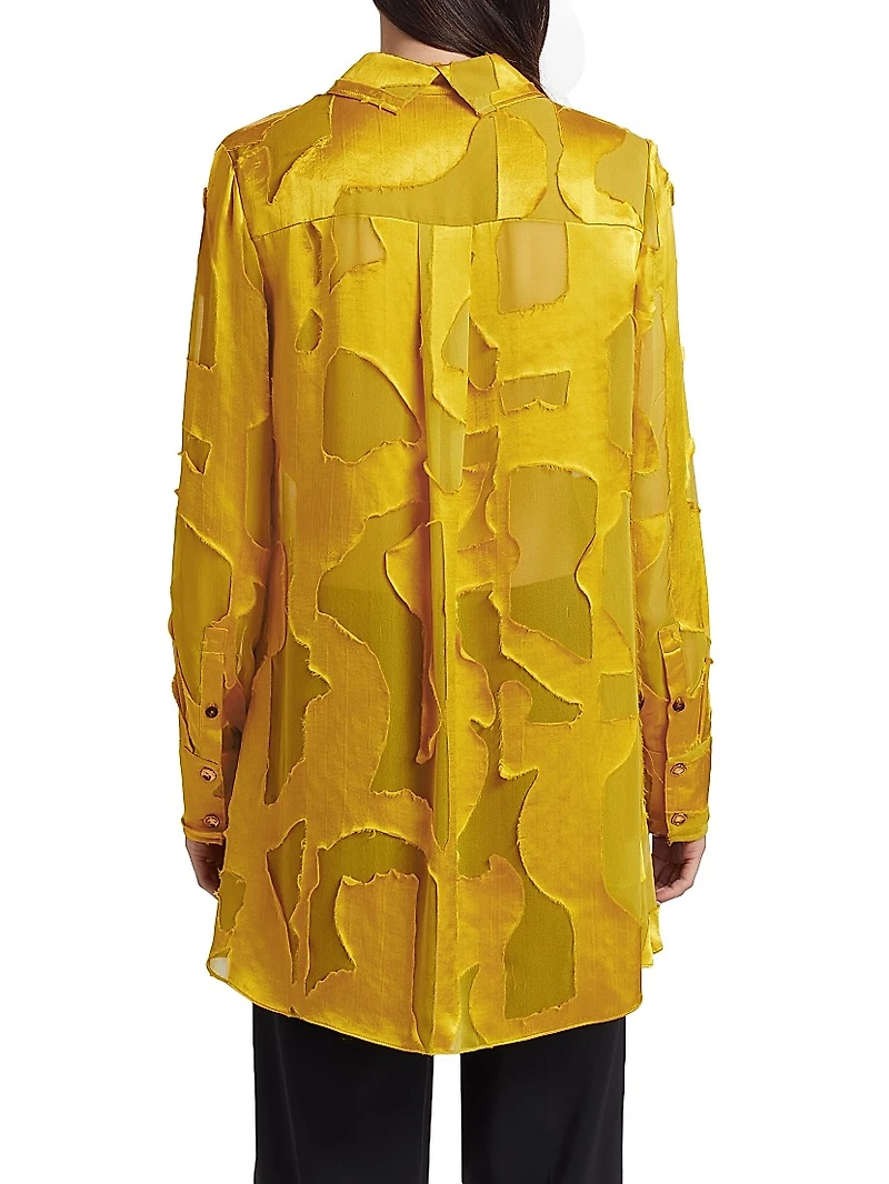 Fil Coupé Button-Front Shirt