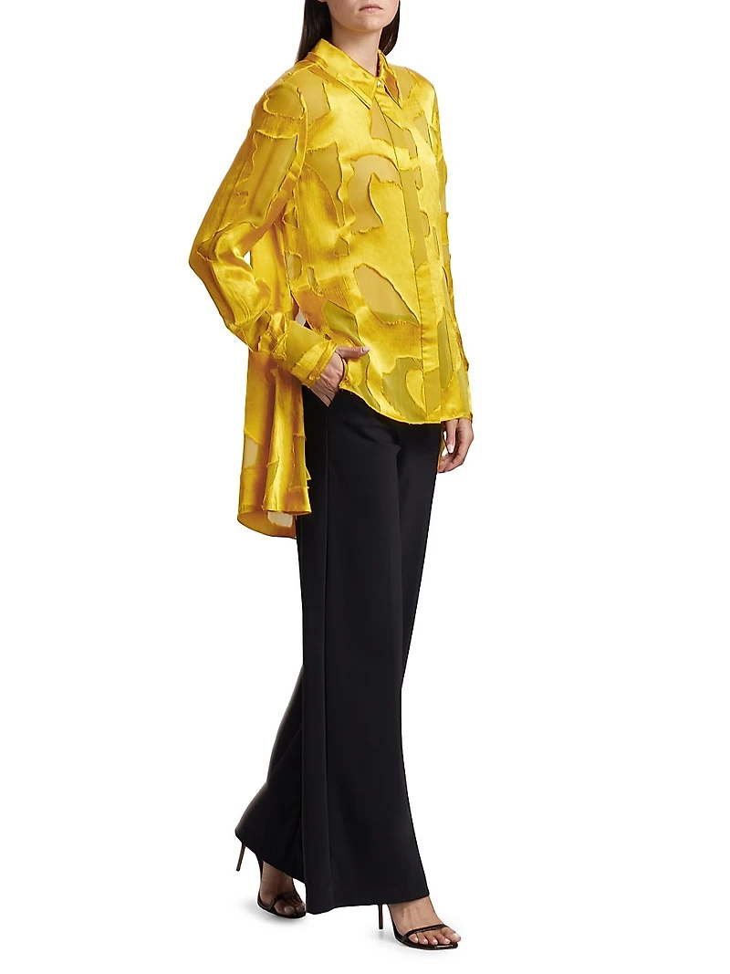 Fil Coupé Button-Front Shirt