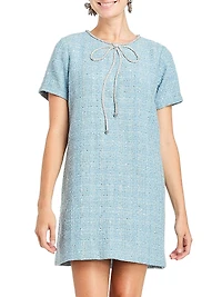 Ainslee Tweed Shift Minidress