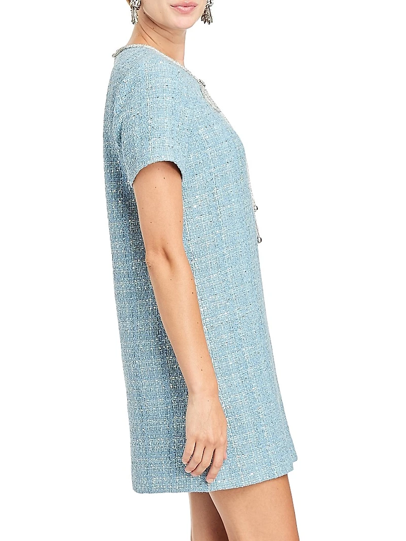 Ainslee Tweed Shift Minidress